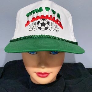 VTG 1994 World Cup Italia Cap. Very Gently Worn. Adjustable.